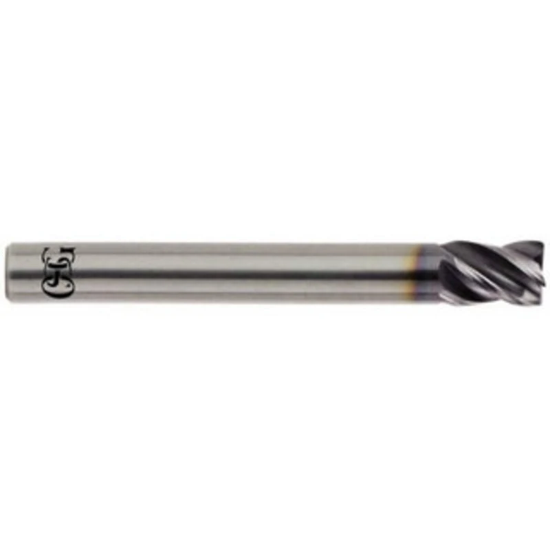 OSG 1, 1-1/8 LOC, 1 Shank Diam, 6 OAL, 4 Flute, Solid Carbide Square End Mill Single End, TiAlN Finish, Spiral Flute,...